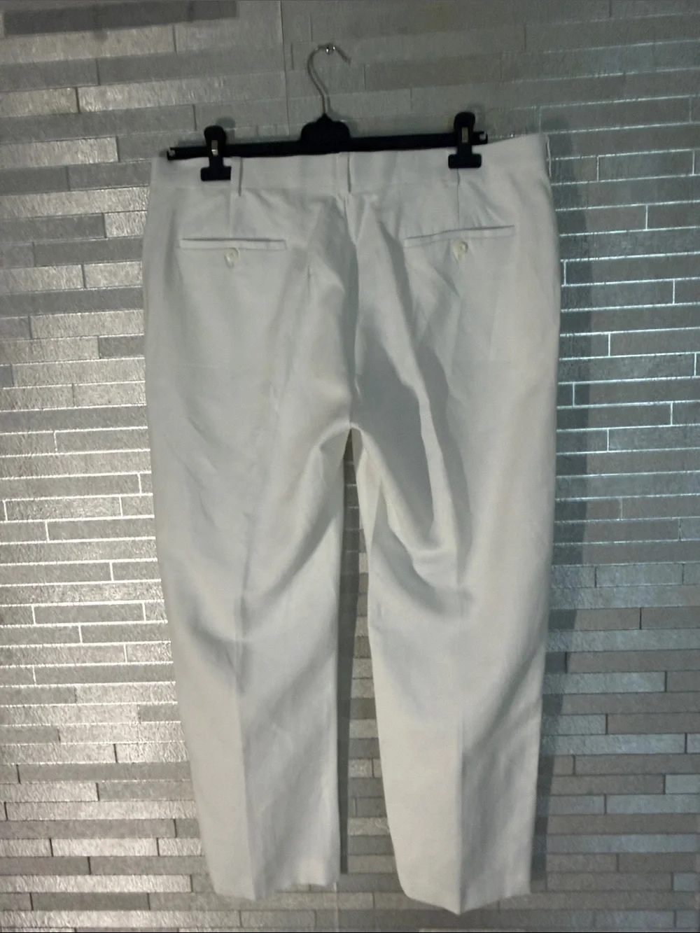 Cubavera Men's white Linen-Blend Dress Pants 38x30